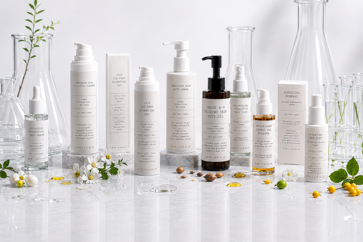 The D.E.N. natural skincare range