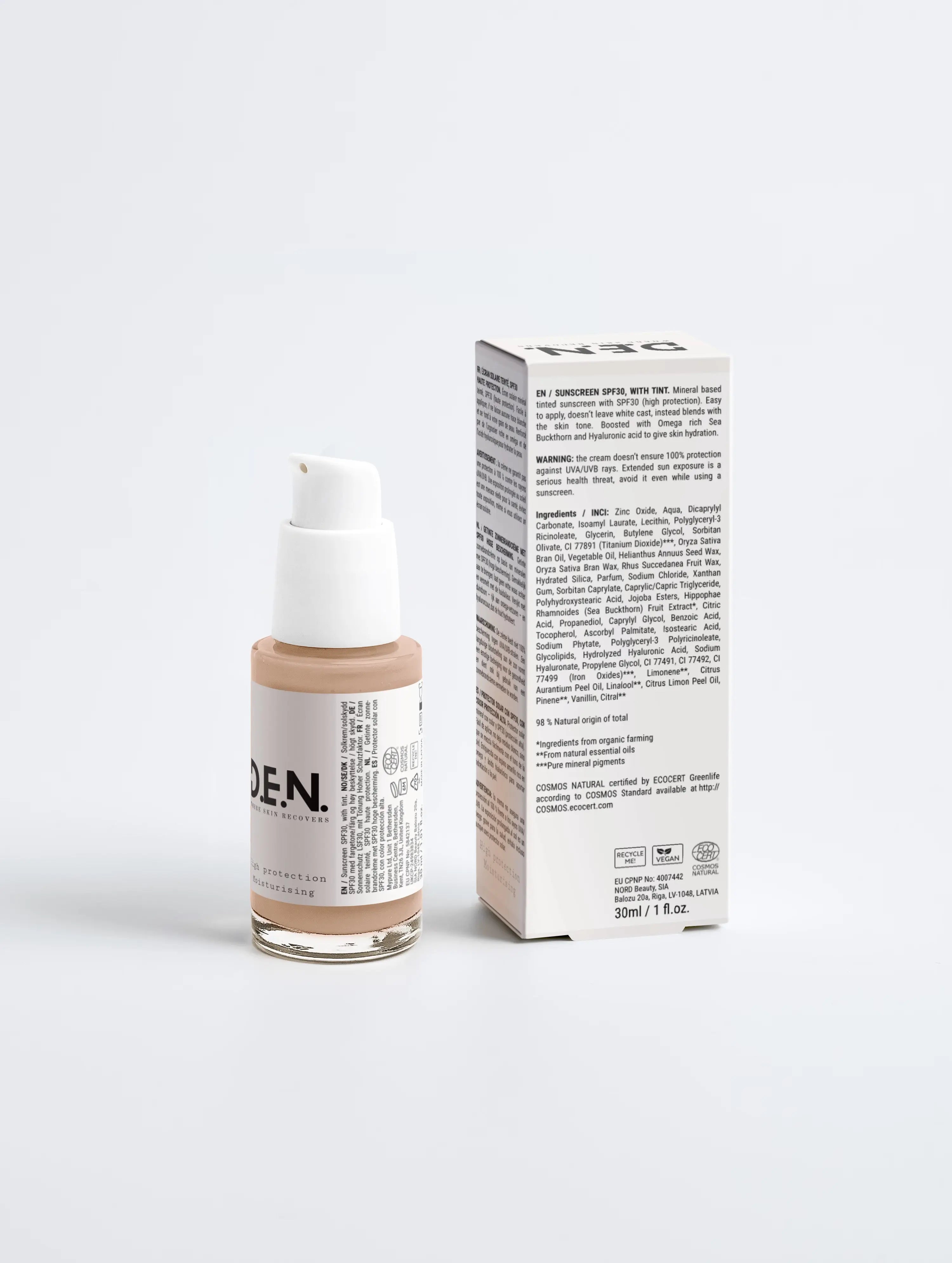 Glass Skin Mineral Sunscreen SPF30 Tinted