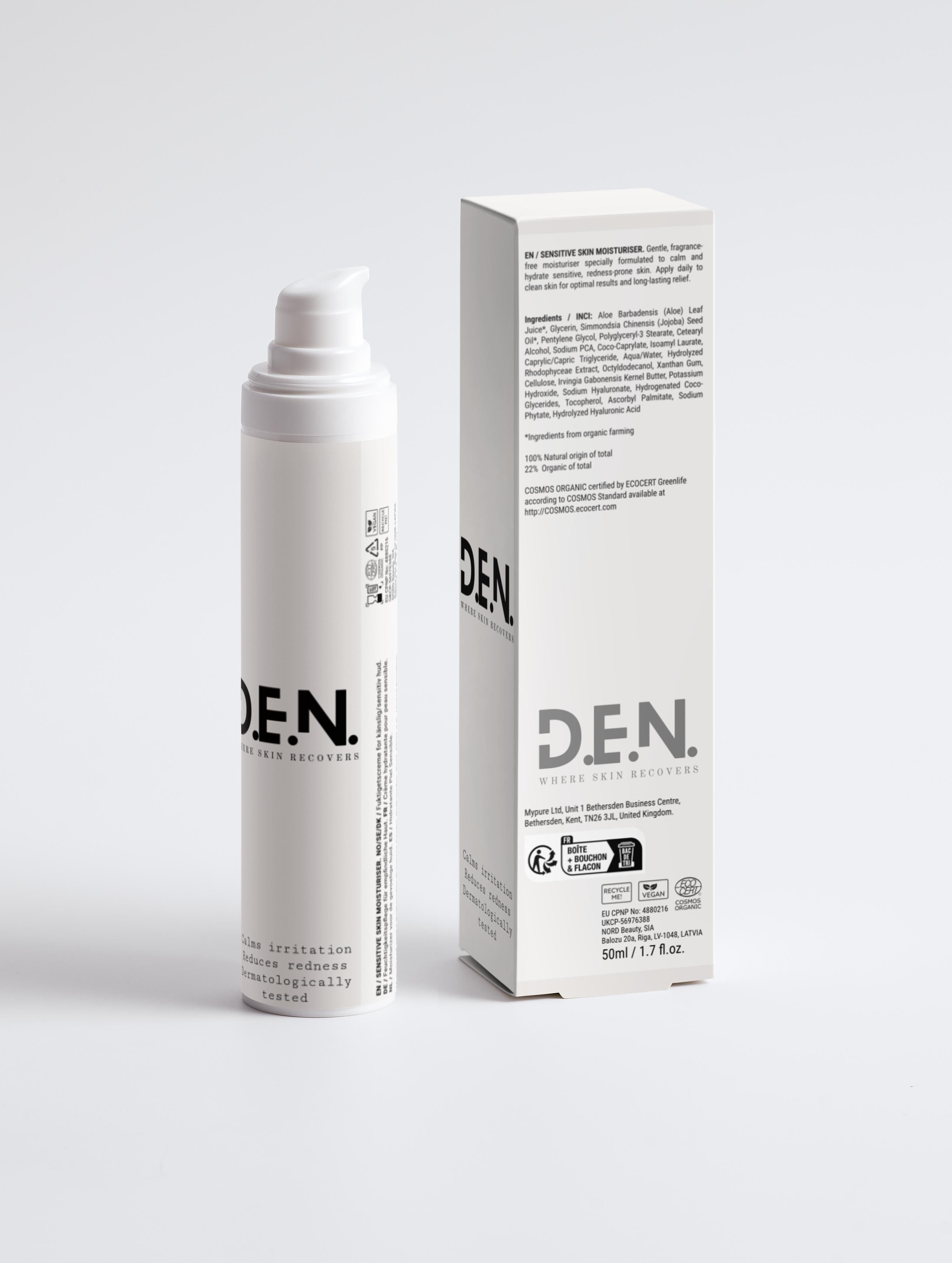 Sensitive Skin Moisturiser, Fragrance Free