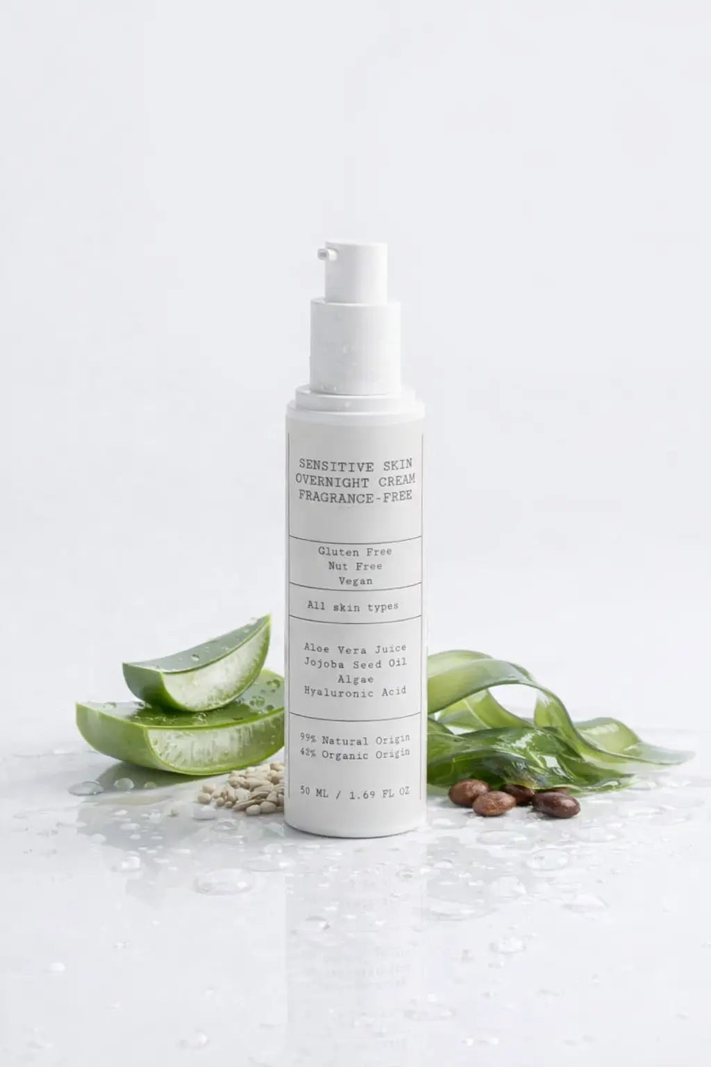 Sensitive Skin Overnight Cream, Fragrance-Free Selfnamed