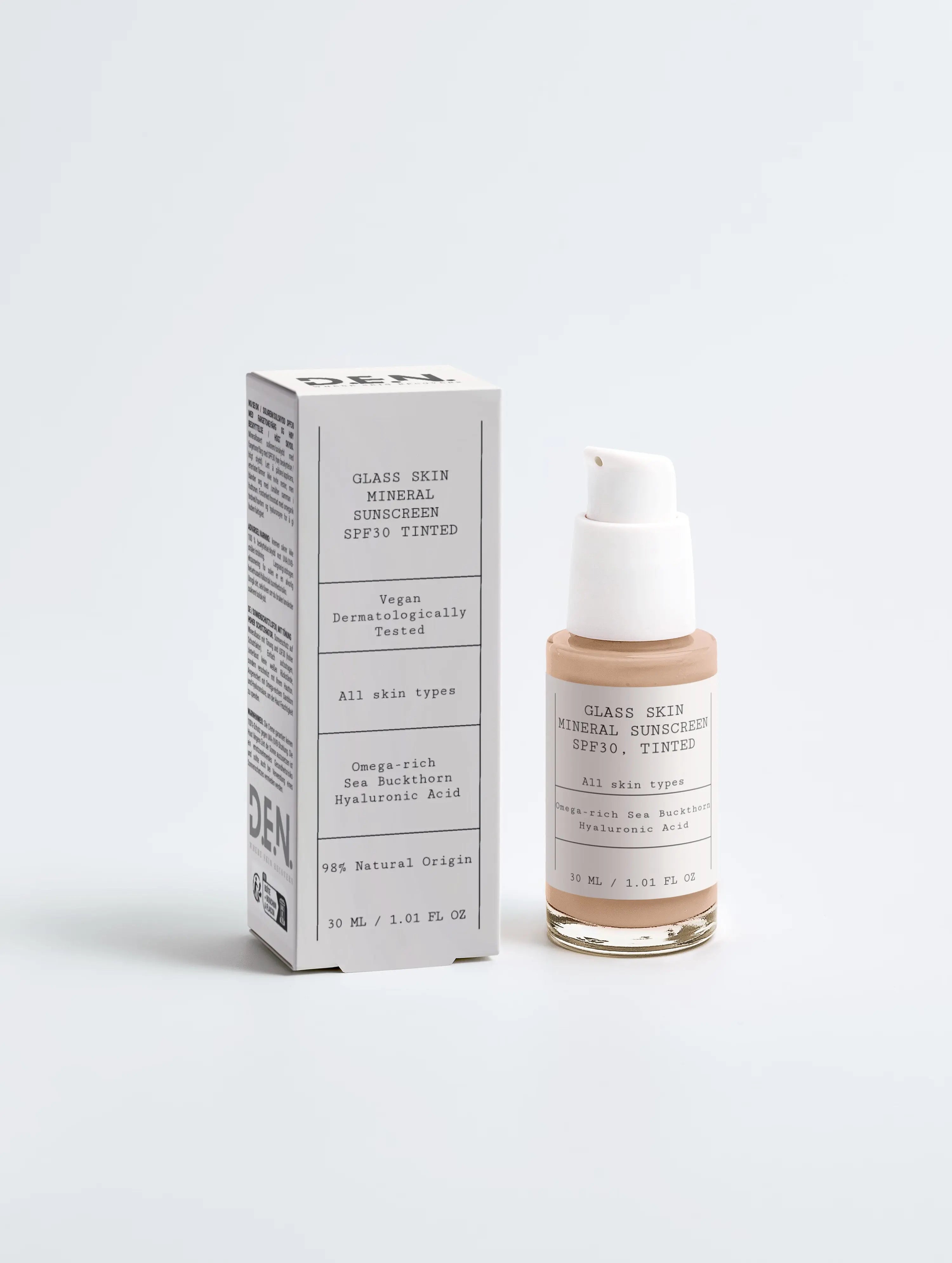 Glass Skin Mineral Sunscreen SPF30 Tinted