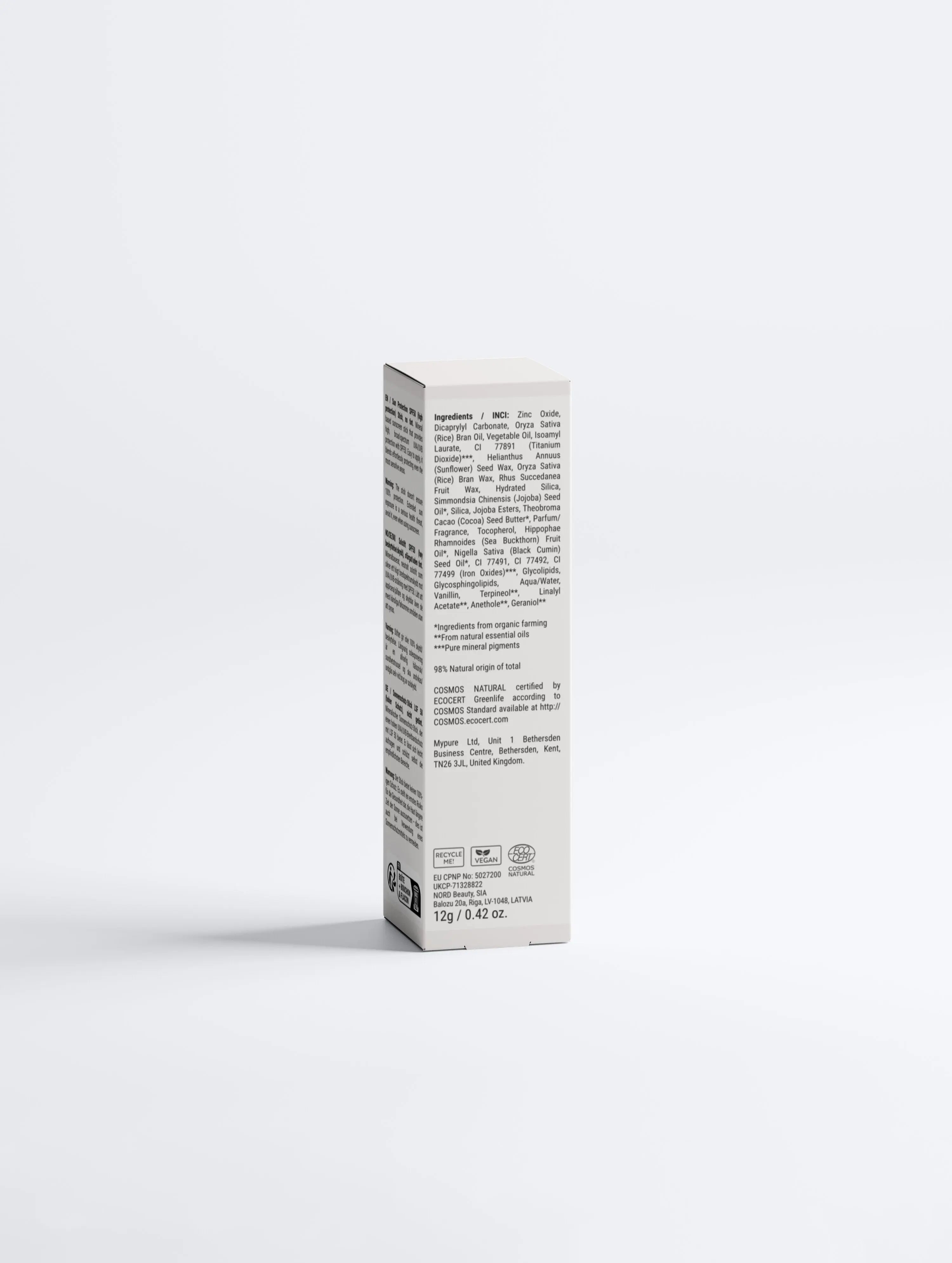 Sun Protection SPF50 Stick, no tint Selfnamed