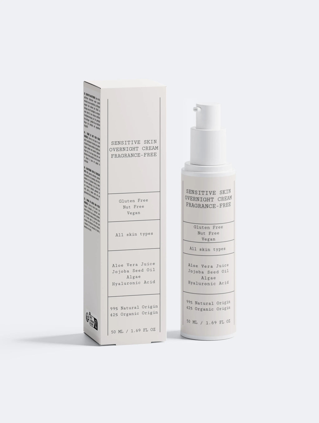 Sensitive Skin Overnight Cream, Fragrance-Free Selfnamed